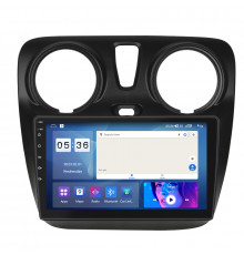 Штатная магнитола Lesko для Dacia Sandero II Рестайлинг ver 2 2016-2020 экран 9" 2/32Gb CarPlay 4G Wi-Fi GPS Prime