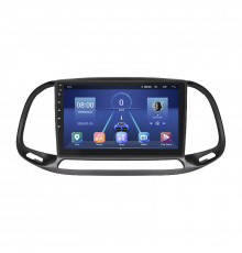 Штатная магнитола Lesko для Fiat Doblo II Рестайлинг 2015-н.в. экран 9" 4/32Gb 4G Wi-Fi GPS Top