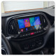 Штатная магнитола Lesko для Fiat Doblo II Рестайлинг 2015-н.в. экран 9" 6/128Gb 4G Wi-Fi GPS Top