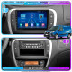 Штатная магнитола Lesko для Fiat Scudo II 2007-2016 экран 9" 4/64Gb 4G Wi-Fi GPS Top