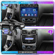 Штатная магнитола Lesko для Geely Emgrand EC7  2009-2016 экран 10" 2/32Gb 4G Wi-Fi GPS Top