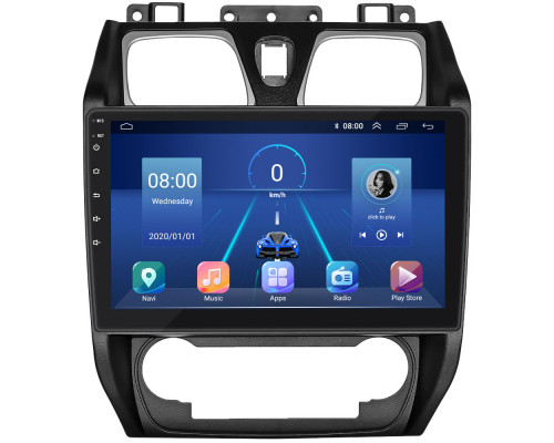 Штатная магнитола Lesko для Geely Emgrand EC7  2009-2016 экран 10" 6/128Gb 4G Wi-Fi GPS Top