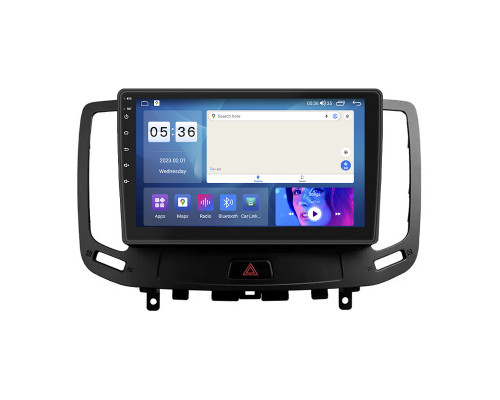 Штатная магнитола Lesko для Infiniti G IV 2006-2013 экран 9" 4/64Gb CarPlay 4G Wi-Fi GPS Prime