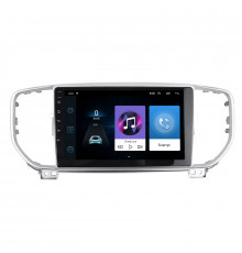 Штатная магнитола Lesko для Kia Sportage IV ver 2 2016-2018 экран 9" 1/16Gb Wi-Fi GPS Base