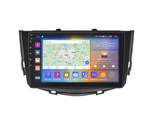 Штатная магнитола Lesko для Lifan X60 I 2011-2015 экран 9" 4/64Gb CarPlay 4G Wi-Fi GPS Prime
