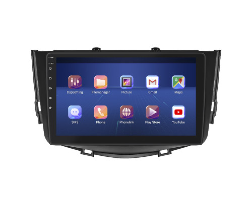 Штатная магнитола Lesko для Lifan X60 I Рестайлинг 2 2016-н.в. экран 9" 4/64Gb 4G Wi-Fi GPS Top