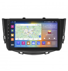 Штатная магнитола Lesko для Lifan X60 I Рестайлинг 2015-2016 экран 9" 2/32Gb CarPlay 4G Wi-Fi GPS Prime