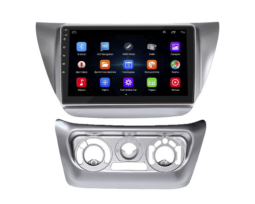 Штатная магнитола Lesko для Mitsubishi Lancer Evolution IX 2005-2007 экран 9" 1/16Gb Wi-Fi GPS Base