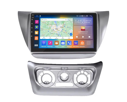 Штатная магнитола Lesko для Mitsubishi Lancer Evolution VII 2001-2003 экран 9" 2/32Gb CarPlay 4G Wi-Fi GPS Prime