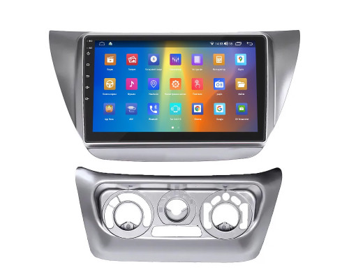 Штатная магнитола Lesko для Mitsubishi Lancer IX Рестайлинг 2005-2010 экран 9" 2/32Gb CarPlay 4G Wi-Fi GPS Prime