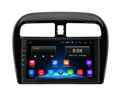 Штатная магнитола Lesko для Mitsubishi Mirage VI 2012-2015 экран 9" 2/32Gb Wi-Fi GPS Base