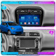 Штатная магнитола Lesko для Mitsubishi Mirage VI Рестайлинг 2 2019-н.в. экран 9" 6/128Gb 4G Wi-Fi GPS Top
