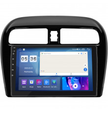 Штатная магнитола Lesko для Mitsubishi Mirage VI Рестайлинг 2015-2019 экран 9" 2/32Gb CarPlay 4G Wi-Fi GPS Prime