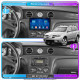 Штатная магнитола Lesko для Mitsubishi Outlander I 2002-2008 экран 10" 4/32Gb 4G Wi-Fi GPS Top