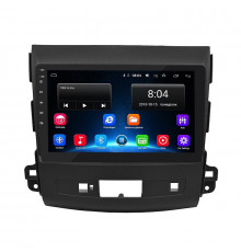 Штатная магнитола Lesko для Mitsubishi Outlander II 2005-2009 экран 9" 2/32Gb Wi-Fi GPS Base