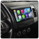 Штатная магнитола Lesko для Mitsubishi Outlander II 2005-2009 экран 9" 2/32Gb Wi-Fi GPS Base