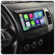 Штатная магнитола Lesko для Mitsubishi Outlander II 2005-2009 экран 9" 2/32Gb CarPlay 4G Wi-Fi GPS Prime
