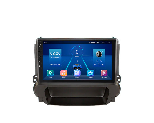 Штатная магнитола Lesko для Chevrolet Malibu VIII 2011-2014 экран 9" 4/64Gb 4G Wi-Fi GPS Top