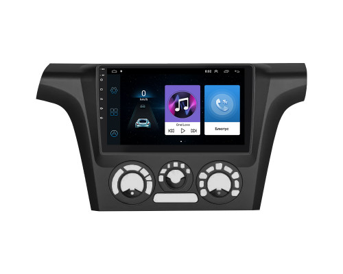 Штатная магнитола Lesko для Mitsubishi Outlander Left wheel 2003-2006 экран 9" 1/16Gb Wi-Fi GPS Base