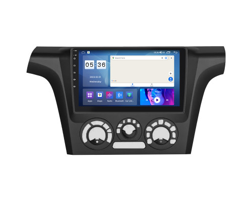 Штатная магнитола Lesko для Mitsubishi Outlander Left wheel 2003-2006 экран 9" 2/32Gb CarPlay 4G Wi-Fi GPS Prime
