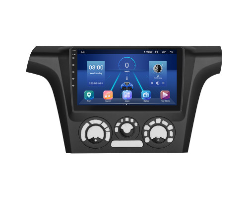 Штатная магнитола Lesko для Mitsubishi Outlander Left wheel 2003-2006 экран 9" 2/32Gb 4G Wi-Fi GPS Top
