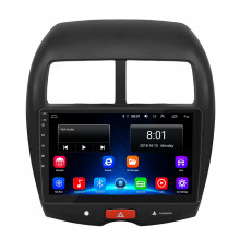 Штатная магнитола Lesko для Mitsubishi RVR III 2010-2012 экран 10" 2/32Gb Wi-Fi GPS Base