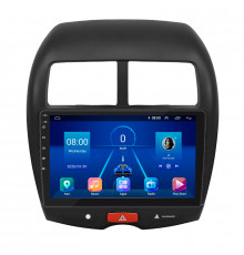 Штатная магнитола Lesko для Mitsubishi RVR III 2010-2012 экран 10" 4/32Gb 4G Wi-Fi GPS Top
