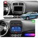 Штатная магнитола Lesko для Mitsubishi RVR III 2010-2012 экран 10" 6/128Gb 4G Wi-Fi GPS Top