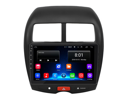 Штатная магнитола Lesko для Mitsubishi RVR III Рестайлинг 2012-2017 экран 10" 2/32Gb Wi-Fi GPS Base