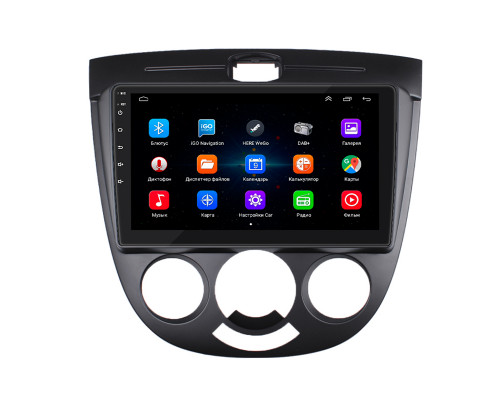 Штатная магнитола Lesko для Chevrolet Nubira  2003-2010 экран 9" 1/16Gb Wi-Fi GPS Base