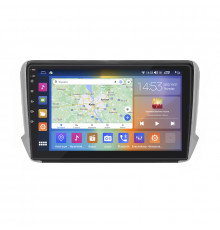 Штатная магнитола Lesko для Peugeot 2008 I 2013-2016 экран 10" 4/64Gb CarPlay 4G Wi-Fi GPS Prime