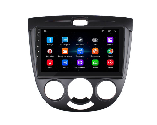 Штатная магнитола Lesko для Chevrolet Nubira  2003-2010 экран 9" 2/32Gb Wi-Fi GPS Base