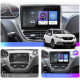 Штатная магнитола Lesko для Peugeot 2008 I Рестайлинг 2016-2019 экран 10" 2/32Gb Wi-Fi GPS Base