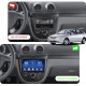 Штатная магнитола Lesko для Chevrolet Nubira  2003-2010 экран 9" 2/32Gb CarPlay 4G Wi-Fi GPS Prime