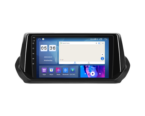 Штатная магнитола Lesko для Peugeot 2008 II 2019-н.в. экран 9" 4/64Gb CarPlay 4G Wi-Fi GPS Prime