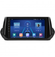 Штатная магнитола Lesko для Peugeot 2008 II 2019-н.в. экран 9" 6/128Gb 4G Wi-Fi GPS Top