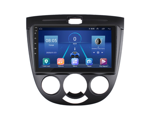 Штатная магнитола Lesko для Chevrolet Nubira  2003-2010 экран 9" 2/32Gb 4G Wi-Fi GPS Top
