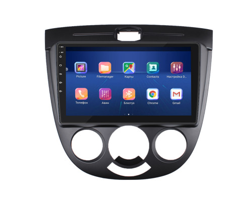 Штатная магнитола Lesko для Chevrolet Nubira  2003-2010 экран 9" 2/32Gb 4G Wi-Fi GPS Top