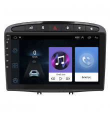 Штатная магнитола Lesko для Peugeot 308 I 2007-2011 экран 9" 1/16Gb Wi-Fi GPS Base