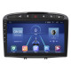 Штатная магнитола Lesko для Peugeot 308 I 2007-2011 экран 9" 4/32Gb 4G Wi-Fi GPS Top