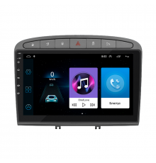 Штатная магнитола Lesko для Peugeot 308 I Рестайлинг 2011-2015 экран 9" 1/16Gb Wi-Fi GPS Base