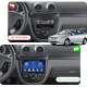 Штатная магнитола Lesko для Chevrolet Nubira  2003-2010 экран 9" 6/128Gb 4G Wi-Fi GPS Top