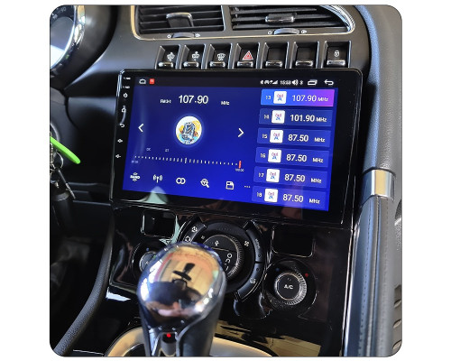 Штатная магнитола Lesko для Peugeot 5008 I Рестайлинг 2013-2016 экран 9" 2/32Gb Wi-Fi GPS Base