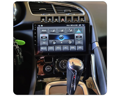Штатная магнитола Lesko для Peugeot 5008 I Рестайлинг 2013-2016 экран 9" 2/32Gb Wi-Fi GPS Base