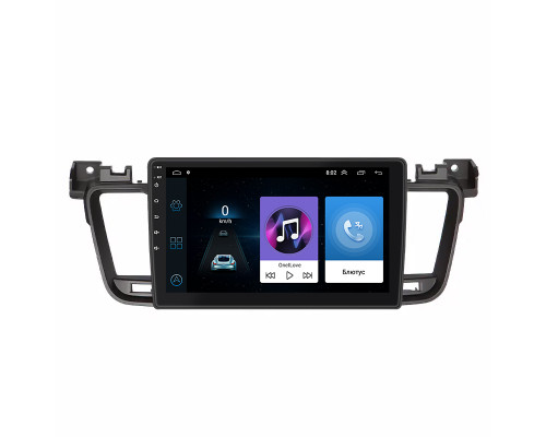 Штатная магнитола Lesko для Peugeot 508 I Рестайлинг 2014-2018 экран 9" 1/16Gb Wi-Fi GPS Base