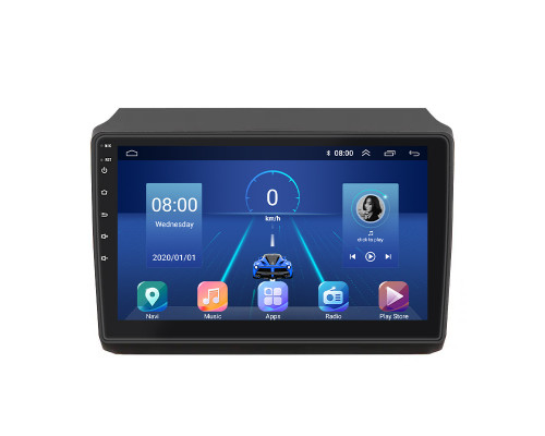 Штатная магнитола Lesko для Peugeot Boxer II Рестайлинг 2011-н.в. экран 9" 2/32Gb 4G Wi-Fi GPS Top