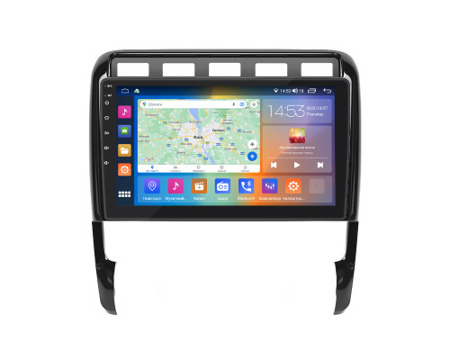 Штатная магнитола Lesko для Porsche Cayenne I (955) 2002-2007 экран 9" 4/64Gb CarPlay 4G Wi-Fi GPS Prime