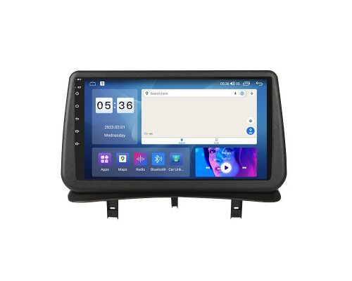 Штатная магнитола Lesko для Renault Clio III 2005-2009 экран 9" 4/64Gb CarPlay 4G Wi-Fi GPS Prime