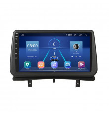 Штатная магнитола Lesko для Renault Clio III 2005-2009 экран 9" 2/32Gb 4G Wi-Fi GPS Top