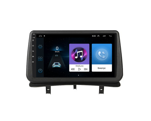 Штатная магнитола Lesko для Renault Clio III Рестайлинг 2009-2014 экран 9" 1/16Gb Wi-Fi GPS Base
